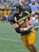 Football Rushes Past Mass. Maritime 20-13  Leach Becomes FSC All-Time Leading Rusher