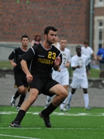 Goncalves, Halle Lead Men's Soccer Over UMass Boston