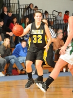 Women's Basketball Edged by MCLA, 51-46