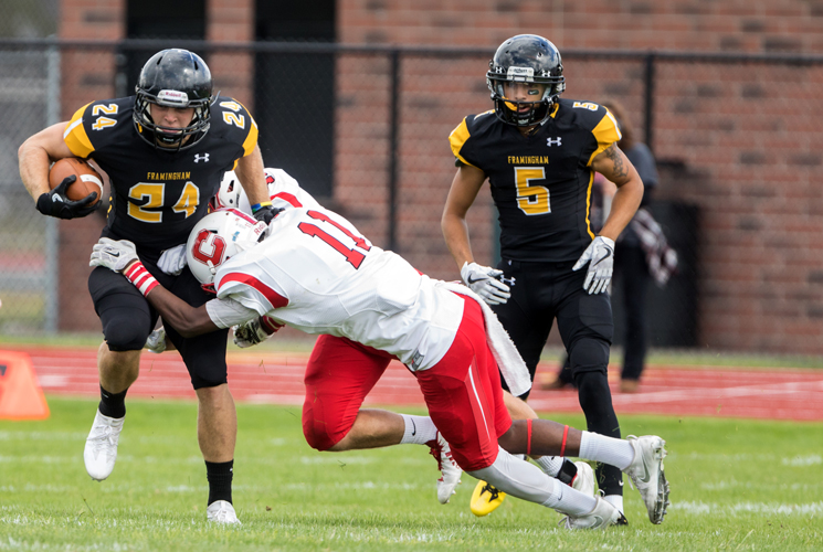 Last Second Touchdown Lifts Football to 39-35 Victory over Western Connecticut