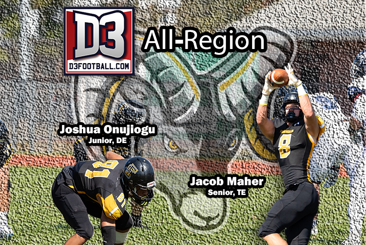 Onujiogu and Maher Named D3football.com All-East Region Second Team