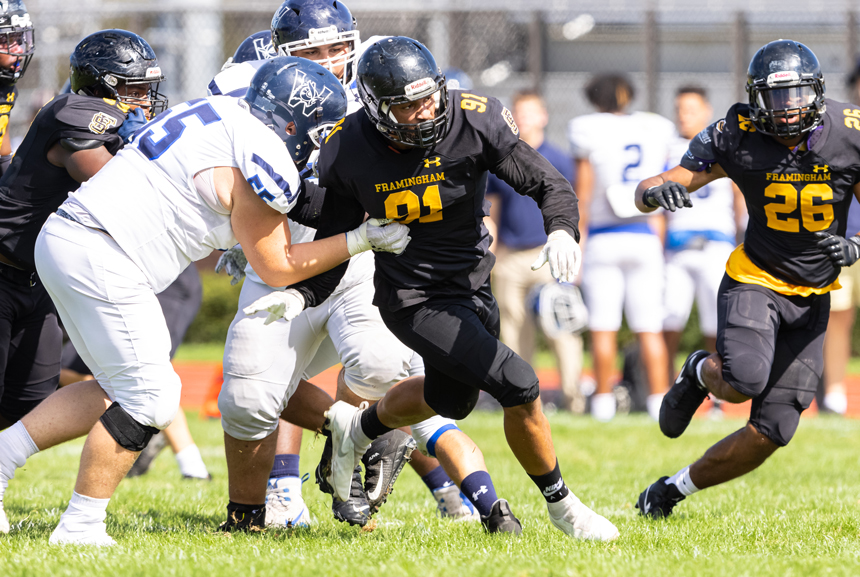 Football Secures MASCAC Title with 47-13 Victory over Bridgewater State