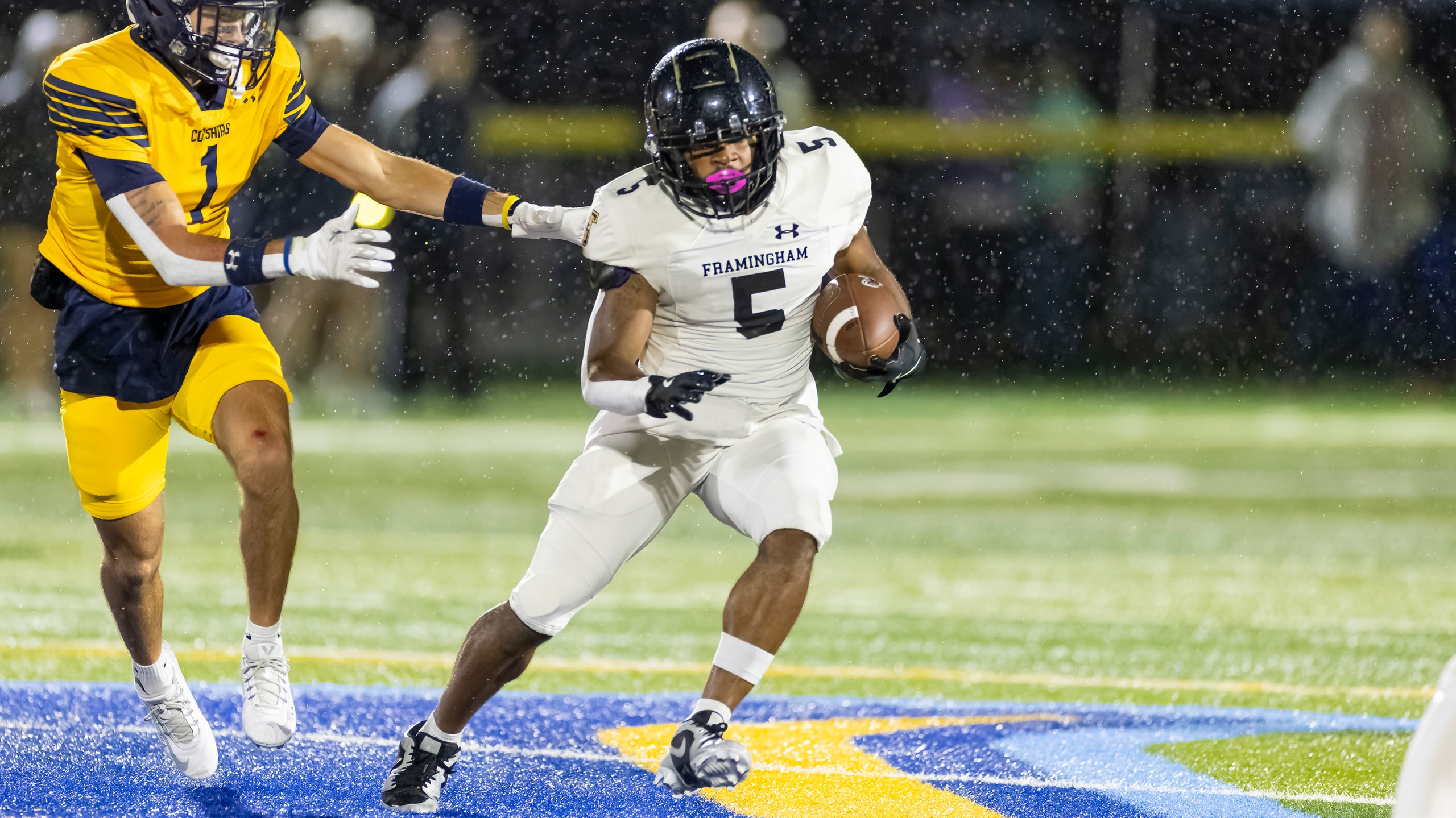 Late Touchdown Lifts Football to 25-22 Victory over Fitchburg State