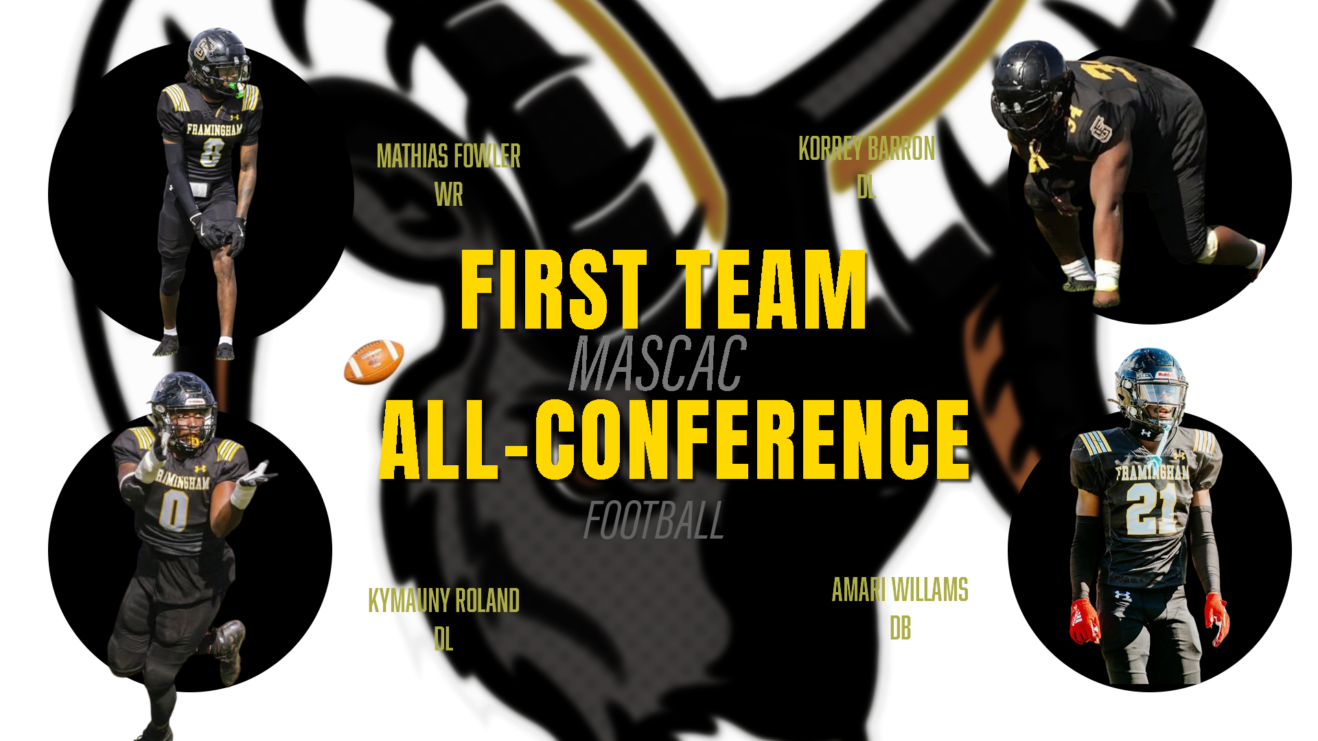 Football Lands Eight on 2025 All-MASCAC Teams