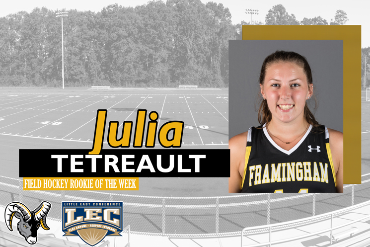 Tetreault Tabbed LEC Rookie of the Week