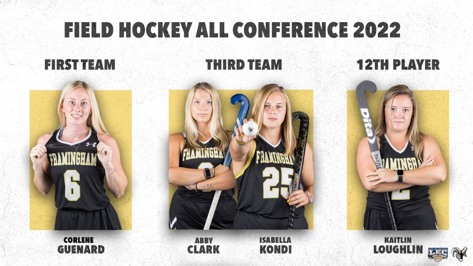 Guenard, Kondi & Clark Earn All-Little East Field Hockey Honors