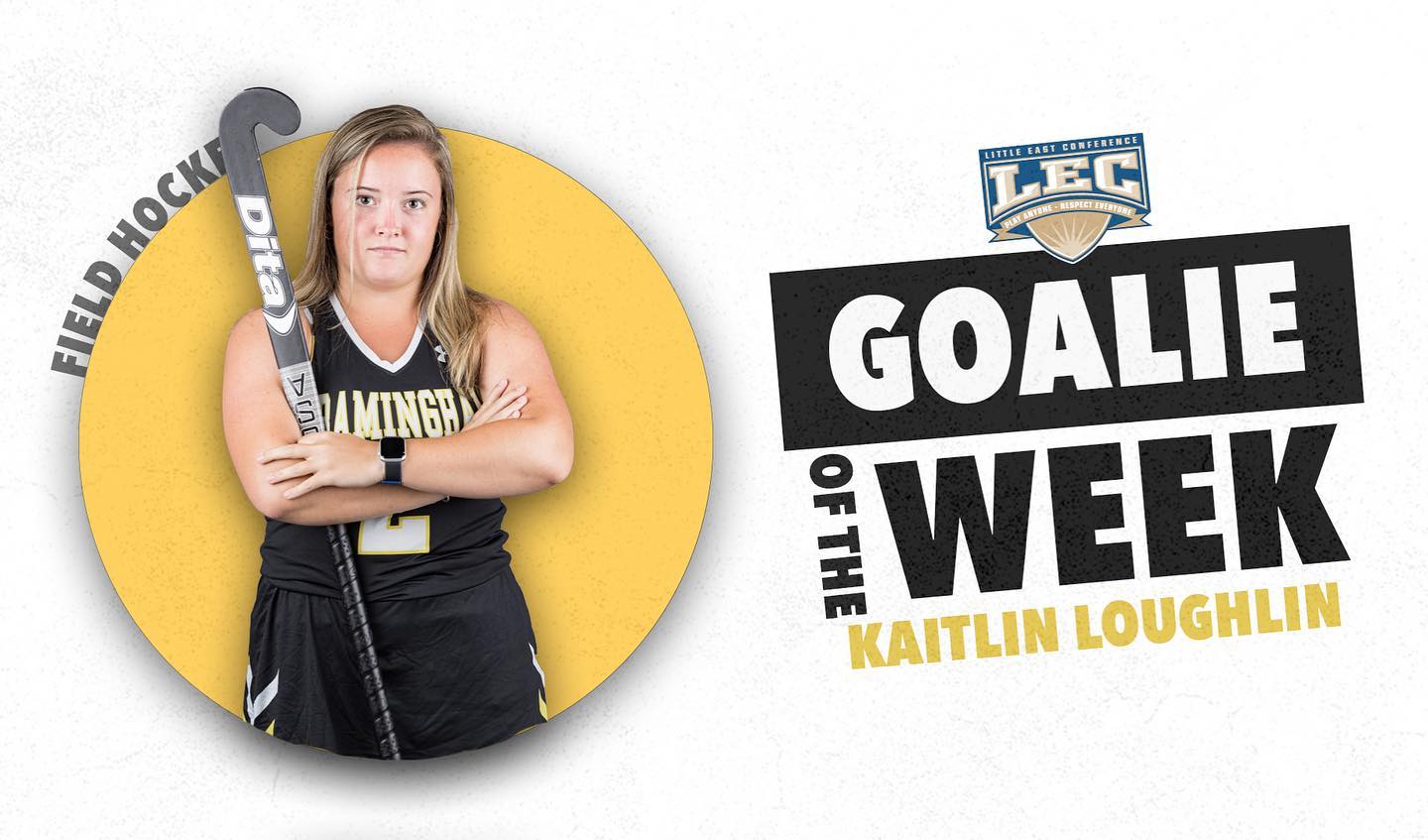 Loughlin & Roehr Earn LEC Field Hockey Weekly Honors