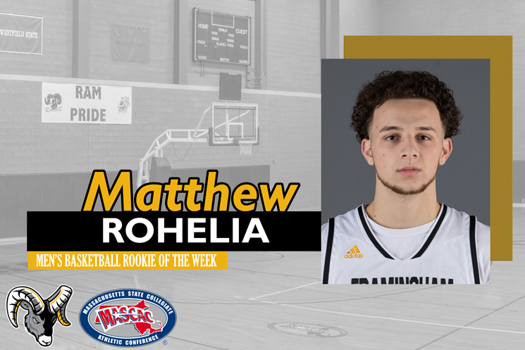 Rohelia Named MASCAC Men&rsquo;s Basketball Rookie of the Week