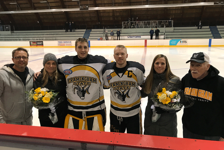 Salem Sneaks Past Ice Hockey on Senior Night