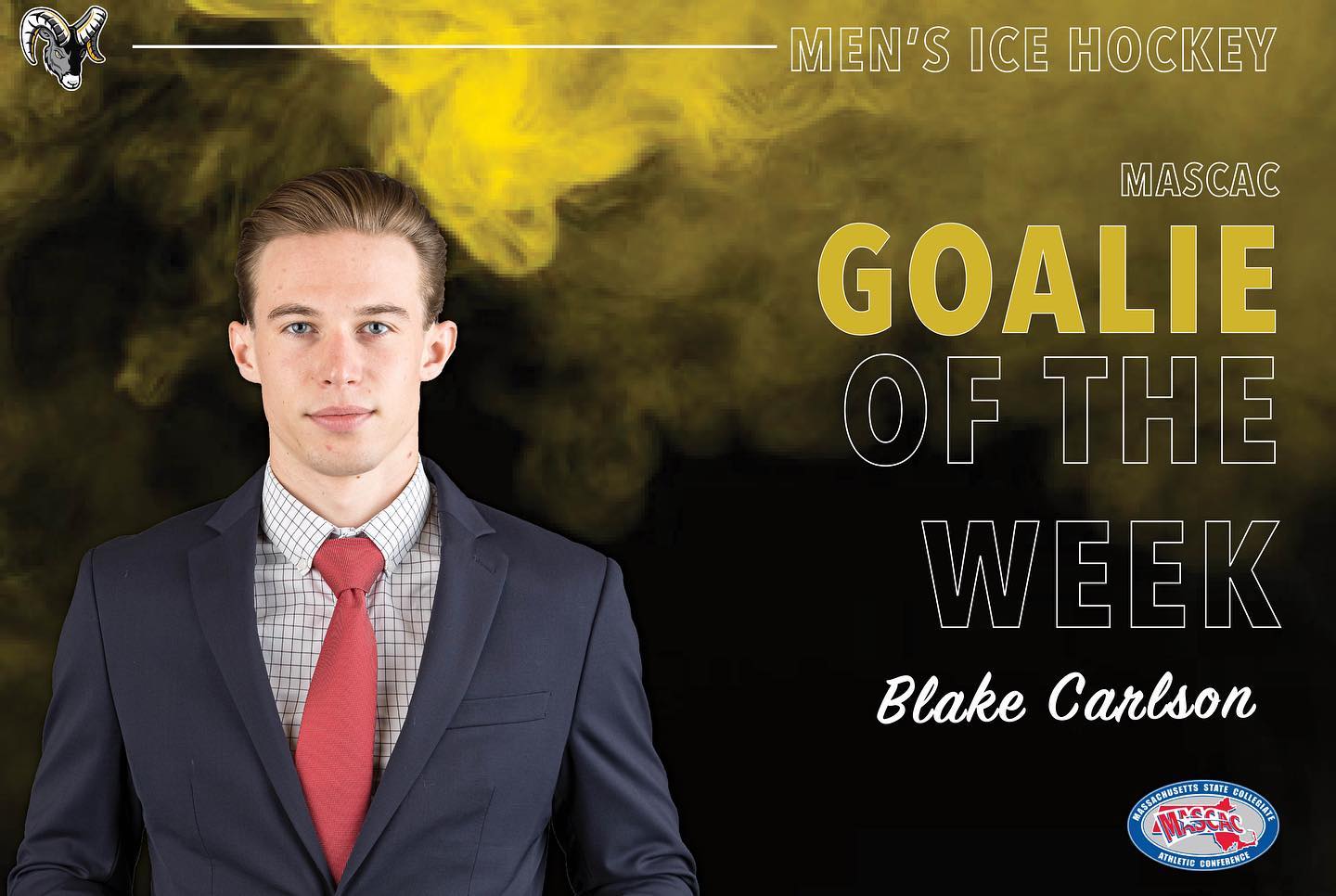 Carlson and Kinskey Earn MASCAC Weekly Honors