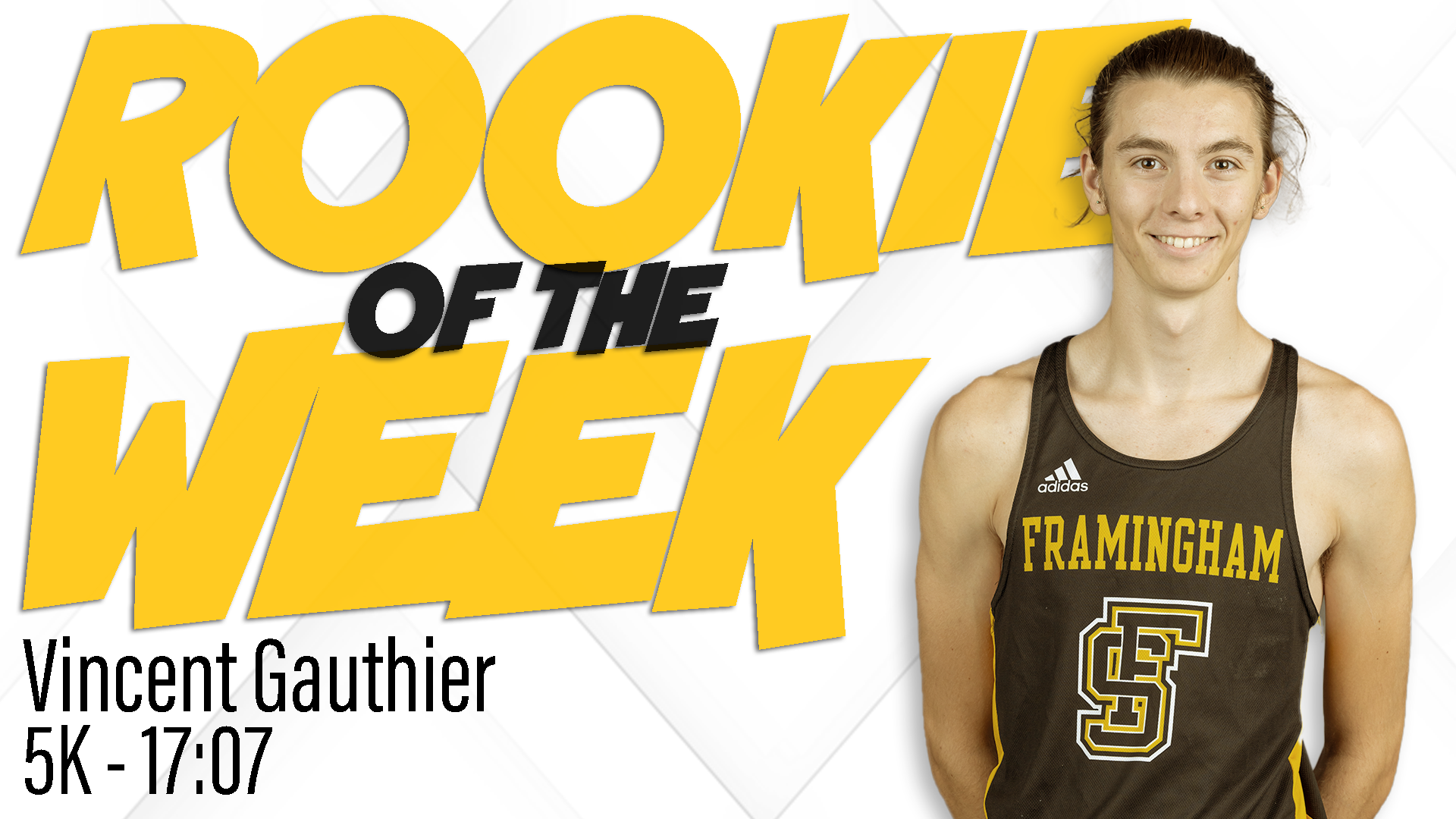 Gauthier Named MASCAC Men&rsquo;s Cross Country Rookie of the Week