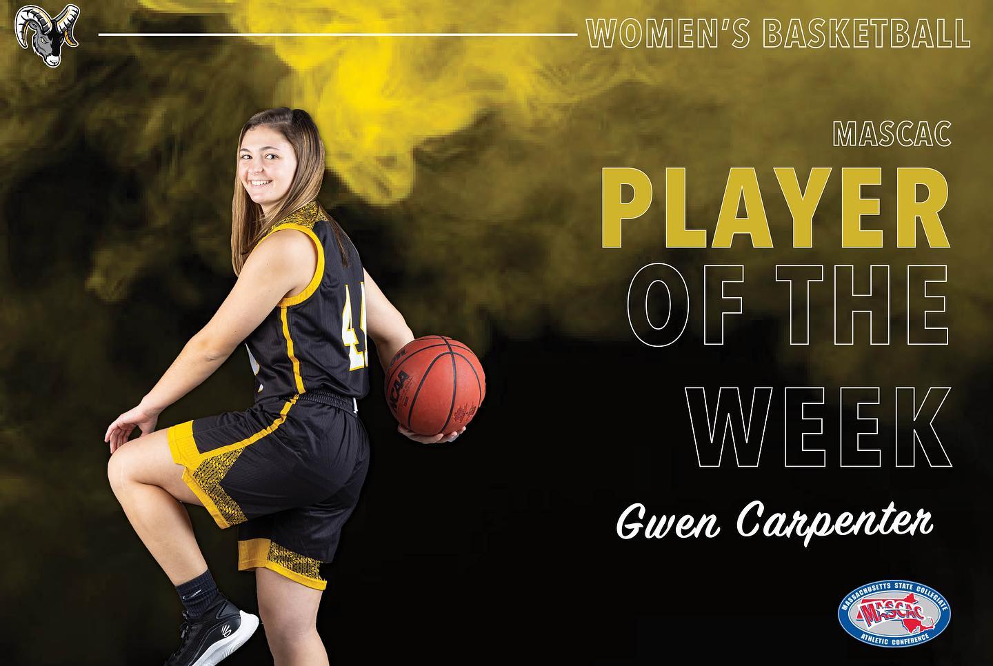 Carpenter Earns MASCAC Player of the Week