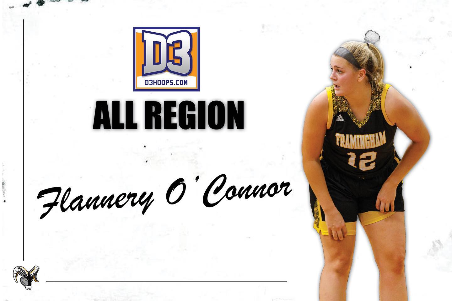 O&rsquo;Connor Earns D3hoops.com First Team All-Region Honors