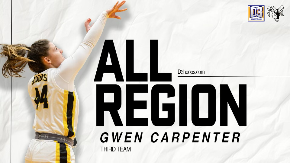 Carpenter Earns D3hoops.com All-Region Honors