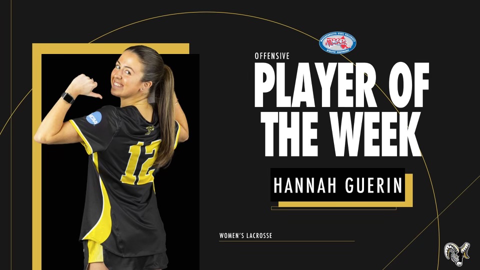Guerin and DiMare Earn MASCAC Women's Lacrosse Weekly Honors