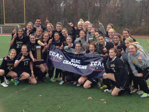 Women&rsquo;s Soccer Wins 2014 ECAC New England Championship in Penalty Kicks