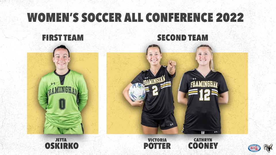 Oskirko, Cooney & Potter Named to Women&rsquo;s Soccer All-MASCAC Squads