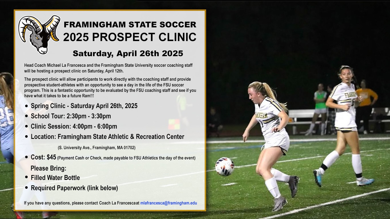 Framingham State Soccer Spring Prospect Clinic