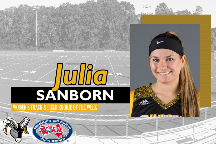 Sanborn Named MASCAC Women&rsquo;s Track & Field Rookie of the Week