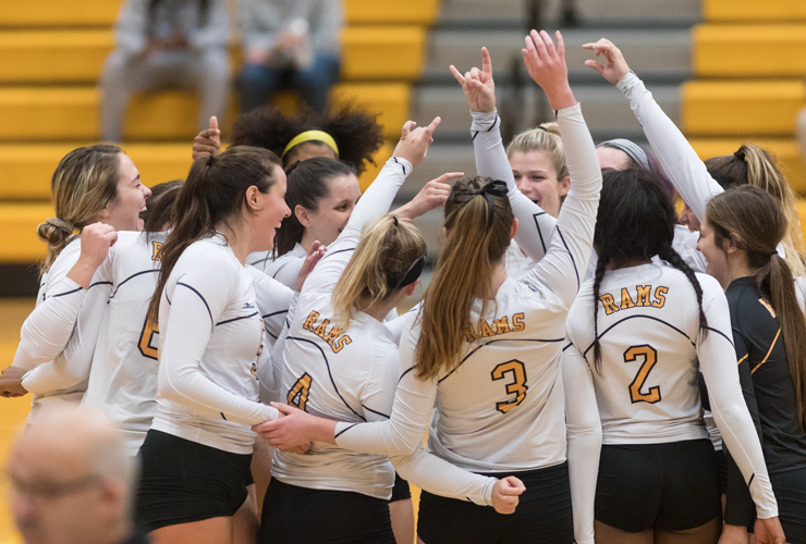 Volleyball Eliminated from MASCAC Tournament with 3-0 Loss at Worcester State